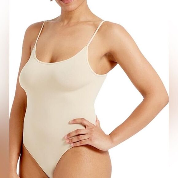 New! Zara Body Strap Suit Ivory Limitless Contour Collection Size XS - Picture 1 of 8